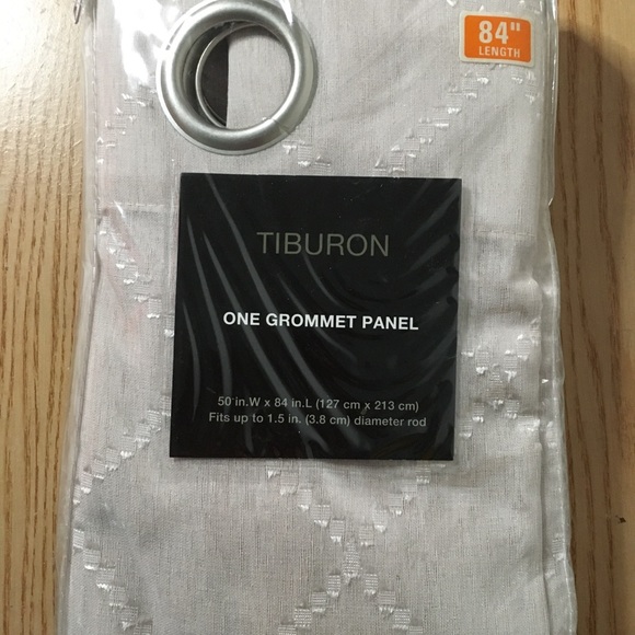 New Tiburon One Grommet Panel Curtain Size 50”x84” Fit up to 1.5” Diameter Rod - Picture 2 of 8